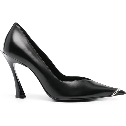 Stylish Pumps with Unique Design , female, Sizes: 7 UK, 4 UK, 3 1/2 UK, 4 1/2 UK, 3 UK, 6 UK, 5 UK, 5 1/2 UK, 6 1/2 UK - Mugler - Modalova