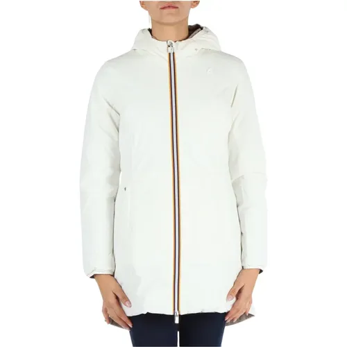 Reversible Hooded Jacket , female, Sizes: XL, S - K-way - Modalova