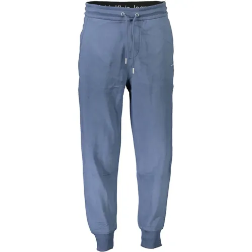 Blaue Baumwolljeans & Hose mit Sportanzug , Herren, Größe: S - Calvin Klein - Modalova