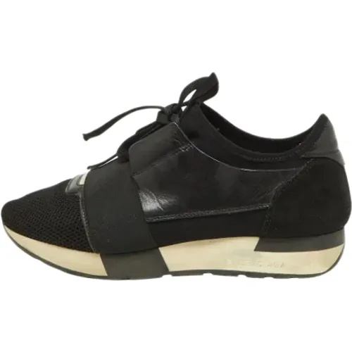 Pre-owned Leather sneakers , female, Sizes: 6 UK - Balenciaga Vintage - Modalova