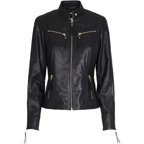 Leather Jacket , female, Sizes: S, 2XL - Btfcph - Modalova