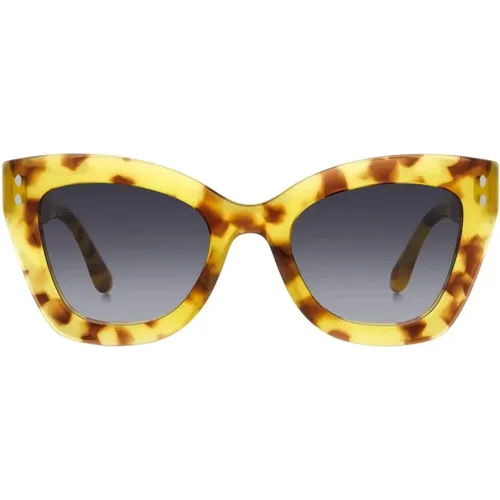 Cateye Sunglasses Tortoise Grey Gradient , female, Sizes: 51 MM - Isabel marant - Modalova