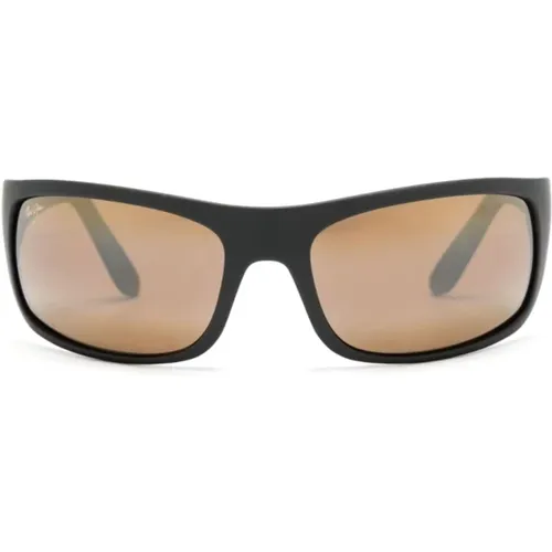 Black Sungles for Everyday Use , unisex, Sizes: 65 MM - Maui Jim - Modalova