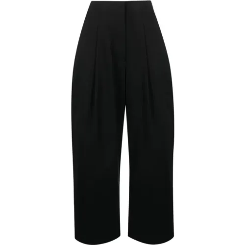 High-Waisted Wide-Leg Trousers , female, Sizes: S, 2XS, XS - Studio Nicholson - Modalova