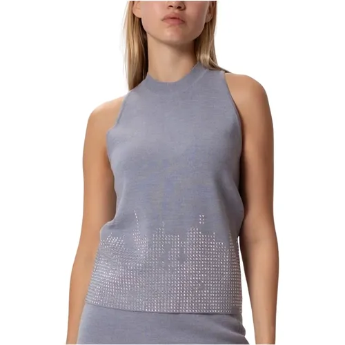 Glitzer Tank Top , Damen, Größe: L - JW Anderson - Modalova