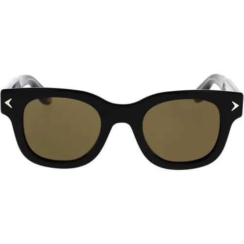 Mutige rechteckige Sonnenbrille mit Verzierungen , unisex, Größe: 47 MM - Givenchy - Modalova