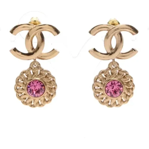 Pre-owned Metal earrings , female, Sizes: ONE SIZE - Chanel Vintage - Modalova