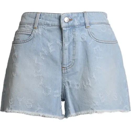 Fringed Shorts with Front Closure , female, Sizes: W29 - Stella Mccartney - Modalova