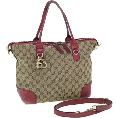 Pre-owned Canvas gucci-bags , female, Sizes: ONE SIZE - Gucci Vintage - Modalova