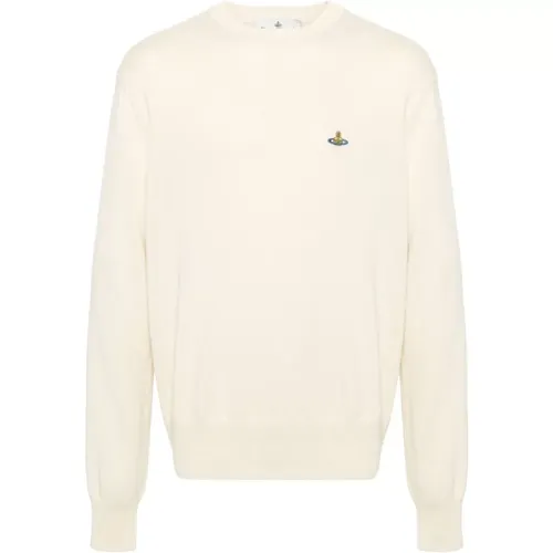 Cremeweißer Strickpullover - Vivienne Westwood - Modalova