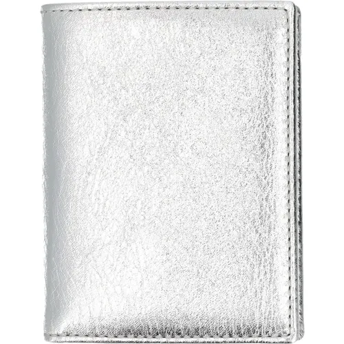 Silberne Kartenhalter Brieftasche mit Mehreren Steckplätzen - Comme des Garçons - Modalova