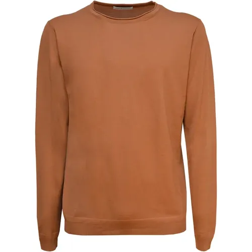 Bronze Merino Wolle Rundhals Pullover , Herren, Größe: 2XL - GOES BOTANICAL - Modalova