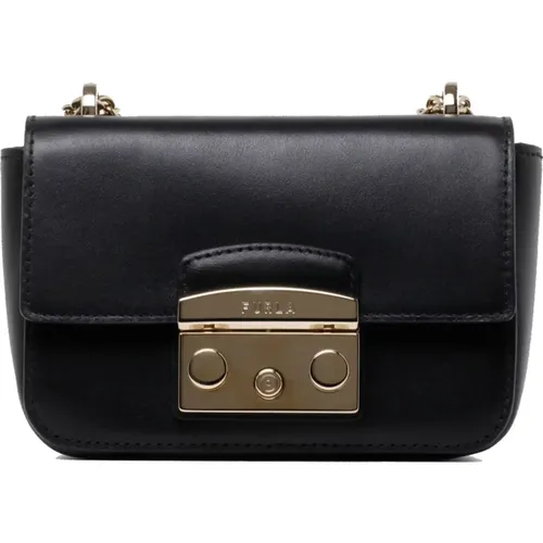 Calf Leather Mini Crossbody Bag , female, Sizes: ONE SIZE - Furla - Modalova