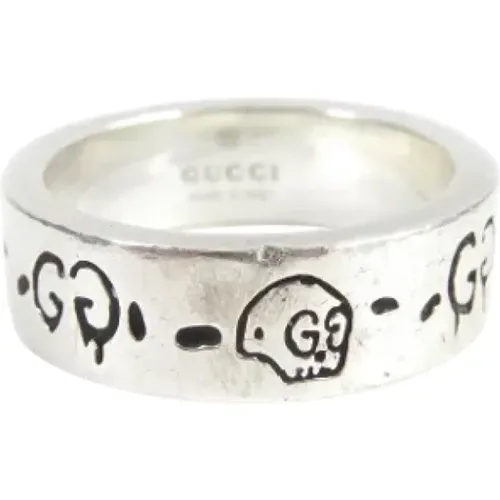 Pre-owned Metal rings , male, Sizes: ONE SIZE - Gucci Vintage - Modalova