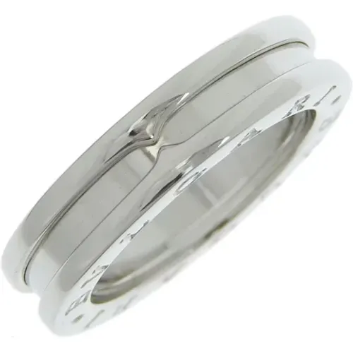 Pre-owned White Gold rings , female, Sizes: ONE SIZE - Bvlgari Vintage - Modalova