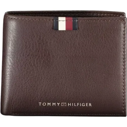 Leather Wallet , male, Sizes: ONE SIZE - Tommy Hilfiger - Modalova