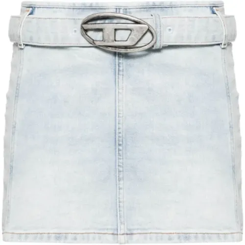 Denim Shorts , Damen, Größe: W26 - Diesel - Modalova