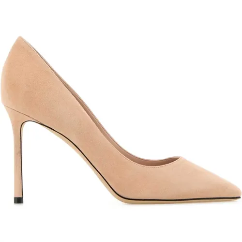 Rosa Wildleder Romy Pumps , Damen, Größe: 37 EU - Jimmy Choo - Modalova