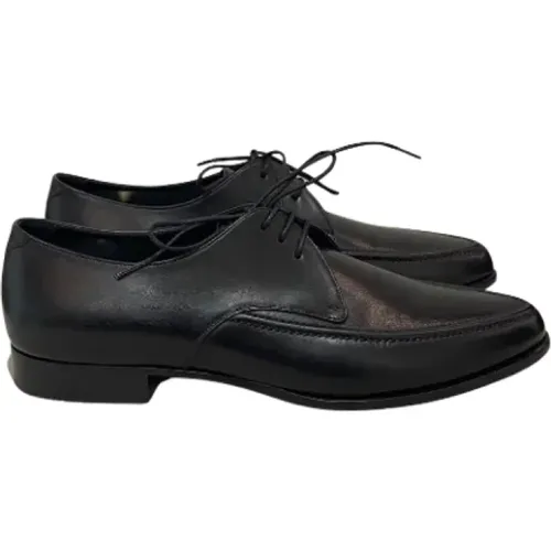 Pre-owned Leather flats , male, Sizes: 7 UK - Yves Saint Laurent Vintage - Modalova