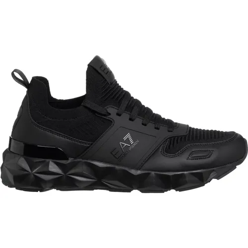 C2 Kombact Sneakers , male, Sizes: 10 UK, 6 UK, 7 1/2 UK, 8 1/2 UK - Emporio Armani EA7 - Modalova