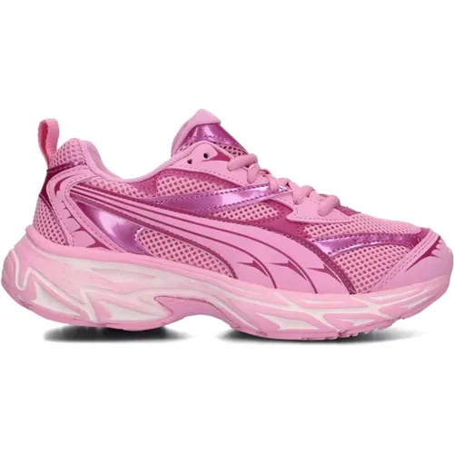 Rosa Mesh Sneakers Morpic Mystery , Damen, Größe: 36 EU - Puma - Modalova