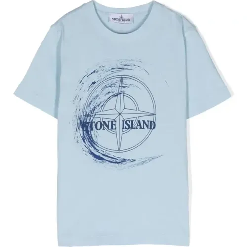 V0040 T-Shirt - Stilvoll und Trendig - Stone Island - Modalova