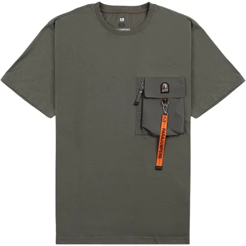 Men`s T-Shirt , male, Sizes: S, XL, L - Parajumpers - Modalova