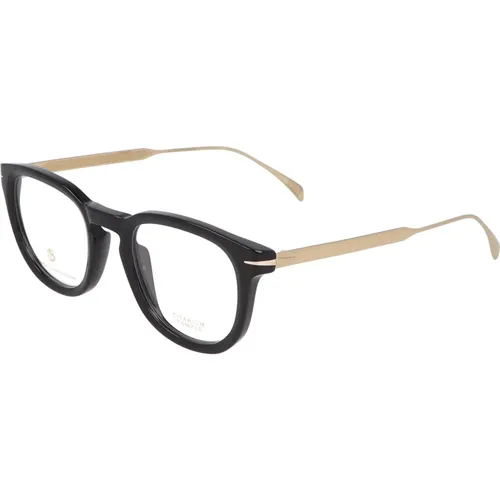 Retro Square Frame Brille , unisex, Größe: 49 MM - Eyewear by David Beckham - Modalova