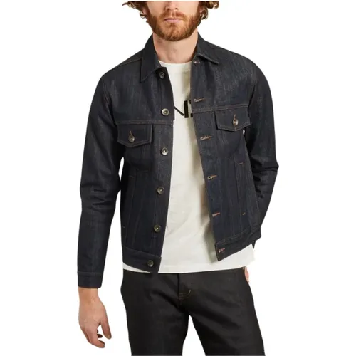 Denim Jacke , Herren, Größe: XS - The Unbranded Brand - Modalova