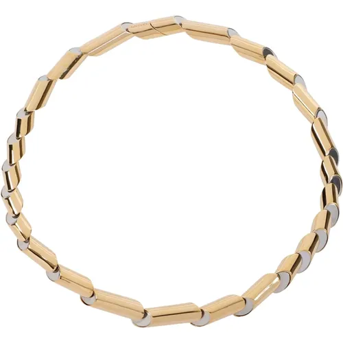 Metallic Necklace Sequence Gold Brass , female, Sizes: M - Lanvin - Modalova
