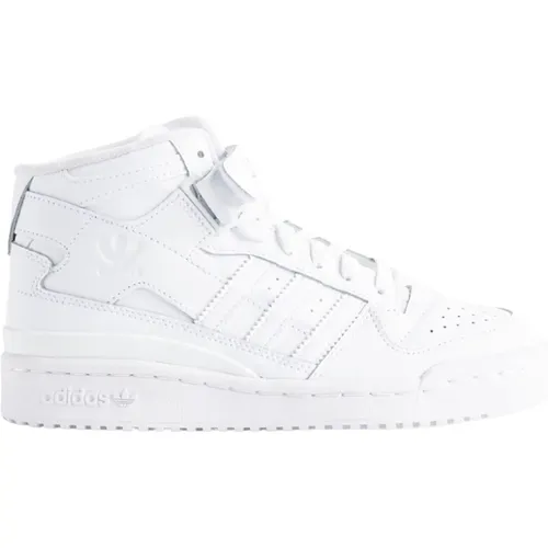 Leder Gummisohle Sneakers , Damen, Größe: 38 EU - Adidas - Modalova