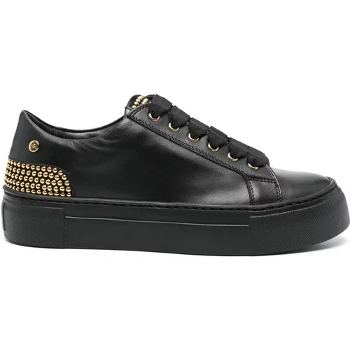 Stella Studs Detail Leder Sneakers , Damen, Größe: 37 1/2 EU - AGL - Modalova