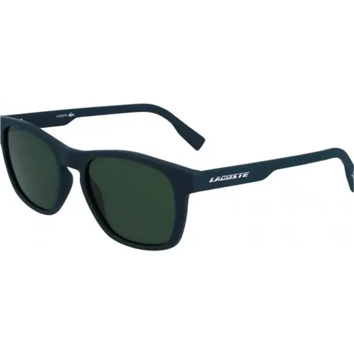 Rechteckige Herren Acetat Sonnenbrille , Herren, Größe: ONE Size - Lacoste - Modalova