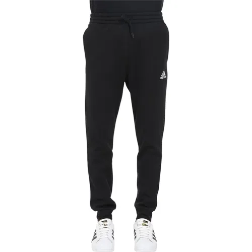 Schwarze Sportliche Hose Regular Fit , Herren, Größe: 2XL - Adidas - Modalova