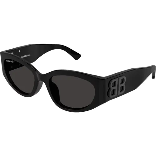 Cat Eye Sunglasses , unisex, Sizes: 55 MM - Balenciaga - Modalova