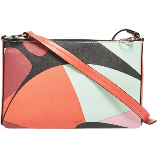 Pre-owned Leather shoulder-bags , female, Sizes: ONE SIZE - Emilio Pucci Pre-owned - Modalova