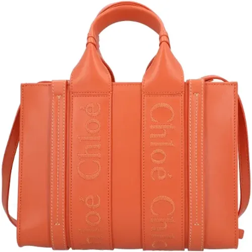 Leather totes , female, Sizes: ONE SIZE - Chloé - Modalova