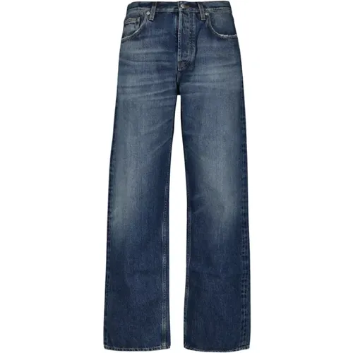 Gerade geschnittene Denim Jeans , Herren, Größe: W31 - Burberry - Modalova