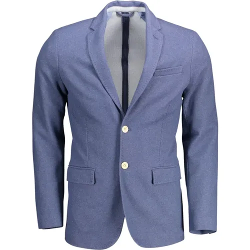 Slim-Fit Jacket with Ele Details , male, Sizes: M, S, XL - Gant - Modalova