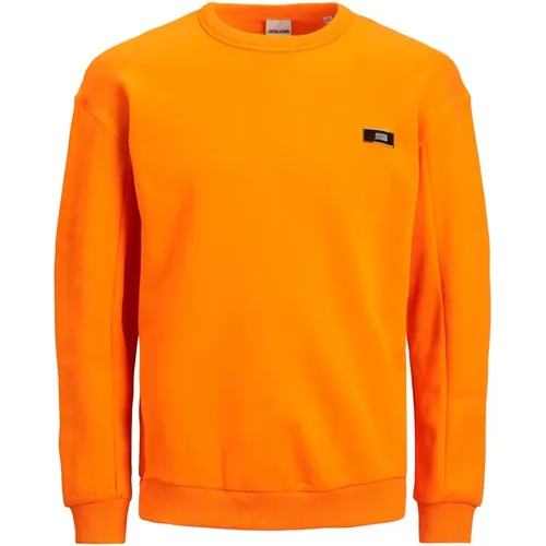 Stylischer Oranger Sweatshirt - jack & jones - Modalova