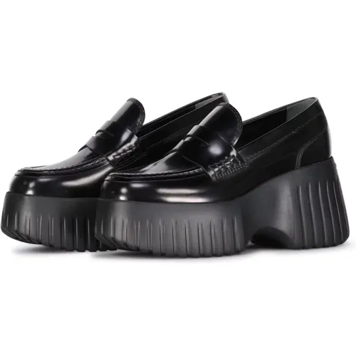 Stylische Wedge Loafers mit Memory Foam , Damen, Größe: 37 EU - Hogan - Modalova