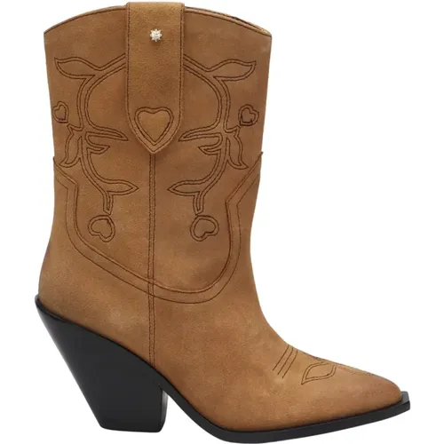 Pointed Toe Cowboy Boots , female, Sizes: 8 UK, 4 UK, 5 UK, 7 UK, 3 UK - Fabienne Chapot - Modalova