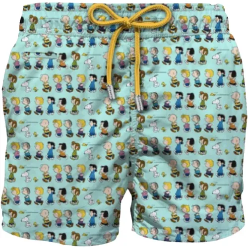 Men's Beachwear Peanuts Special Edition , male, Sizes: S - MC2 Saint Barth - Modalova