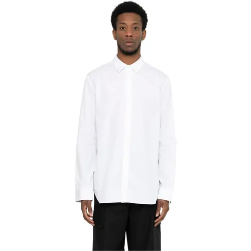 Cotton Poplin Shirt , male, Sizes: L, XL - Jil Sander - Modalova