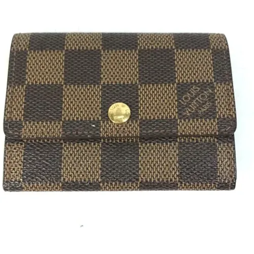 Pre-owned Canvas wallets , female, Sizes: ONE SIZE - Louis Vuitton Vintage - Modalova