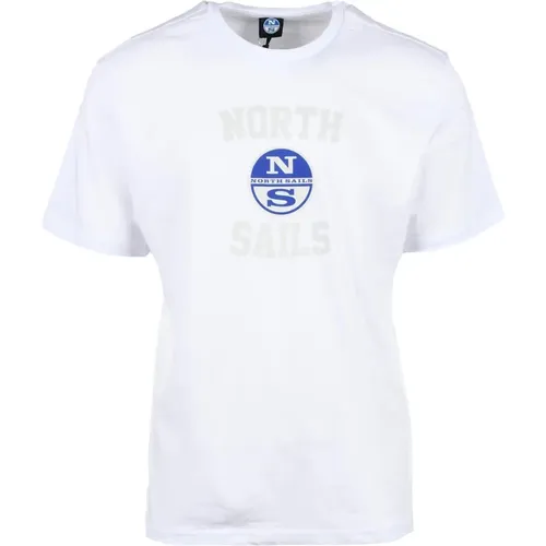 Herren Baumwoll T-Shirt Kollektion - North Sails - Modalova