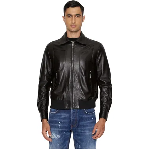 Leather Jackets , Herren, Größe: M - John Richmond - Modalova