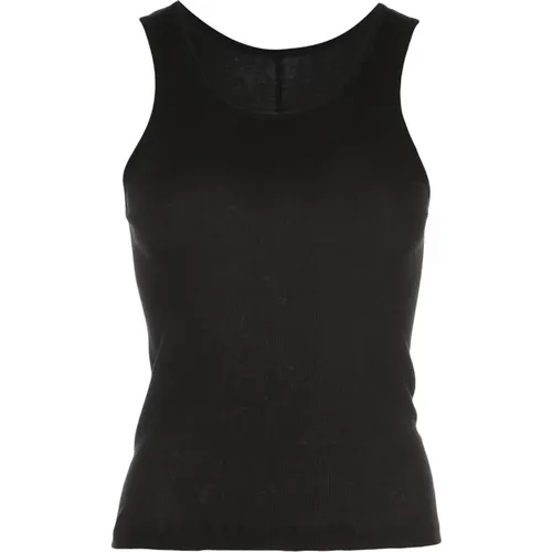 Cotton Ribbed Tank Top , female, Sizes: M - Wardrobe.nyc - Modalova