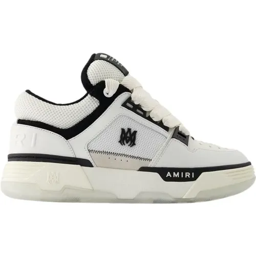 Black Leather Sneakers , male, Sizes: 8 UK, 10 UK - Amiri - Modalova