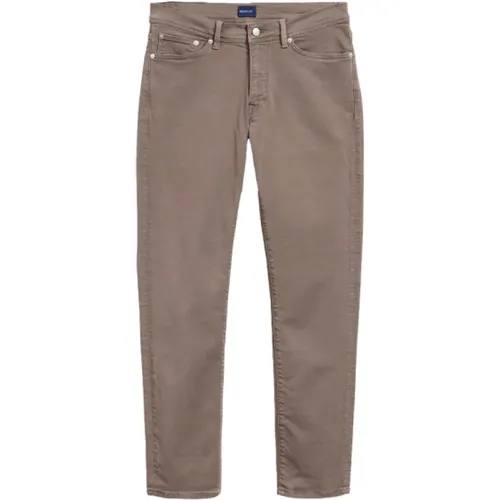 AE Slim-Fit Jeans , Herren, Größe: W33 - Gant - Modalova